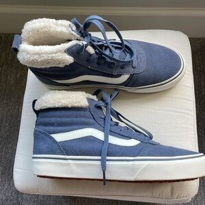 Vans Blue and White Women's Sneakers